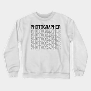 Photographer T Shirt Design Crewneck Sweatshirt